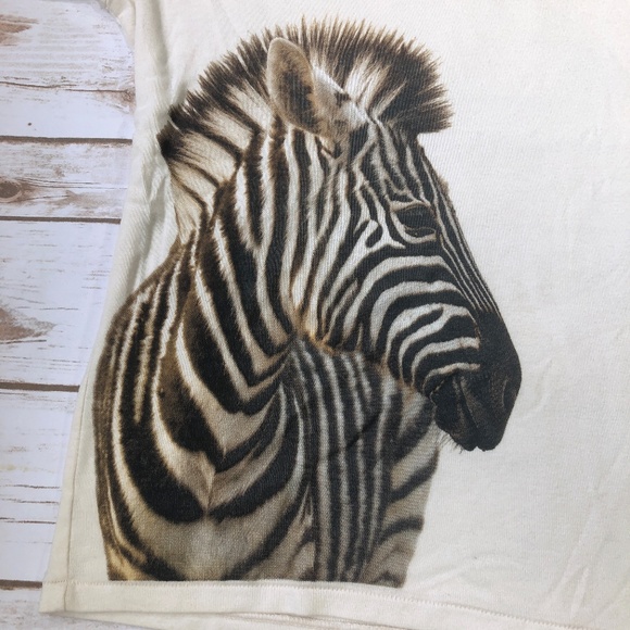 Wildfox White Zebra Tee Size L - Picture 6 of 8